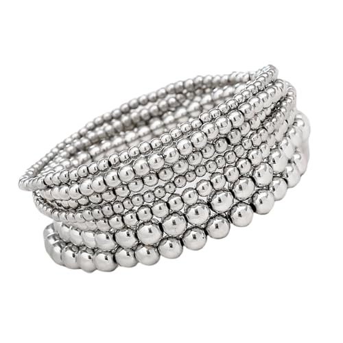 Zkydhbd 7pcs Strandstile Geometrisches Perlenarmband Set Einstellbare Länge Designs Schmuckzubehör Für Frauen Und Teenager Casual Wear Armbänder Zkydhbd 7pcs Strandstile Geometrisches Perlenarmband Set Einstellbare Länge Designs Schmuckzubehör Für Frauen Und Teenager Casual Wear Armbänder von Zkydhbd