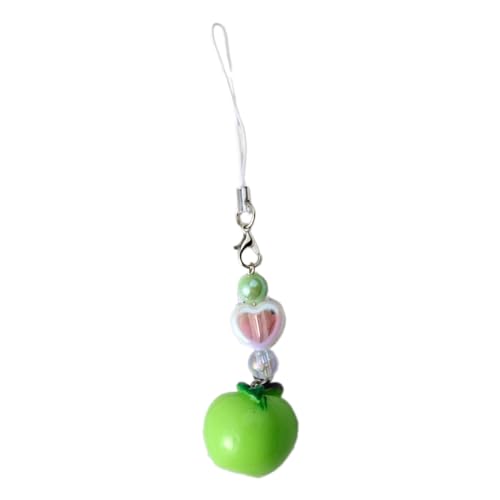 Zkydhbd Acryl Perlen Keychain Handgefertigtes Obstcharm Telefonkette Pendell von Zkydhbd