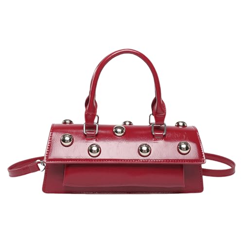 Zkydhbd All Matching Umhängetasche Für Frau Top PU Leder Crossbody Trend Handtasche Mode Messenger PU Leder Schulter Für Frauen Die Mode Crossbody Handtasche Pendeln von Zkydhbd