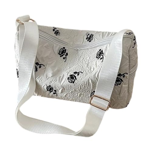 Zkydhbd Atmungsaktives Baumwollblumen Umhängetasche Leichtes Crossbody Geldbeutel Geräumiger Fach Für Den Täglichen Gebrauch Täglicher Gebrauch Sicherer Pendelumbeltasche von Zkydhbd