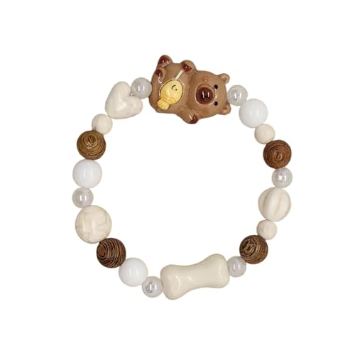 Zkydhbd Braunbären Keramik Link Armband Neueste Modezubehör Für Studenten Erwachsene Bequem von Zkydhbd