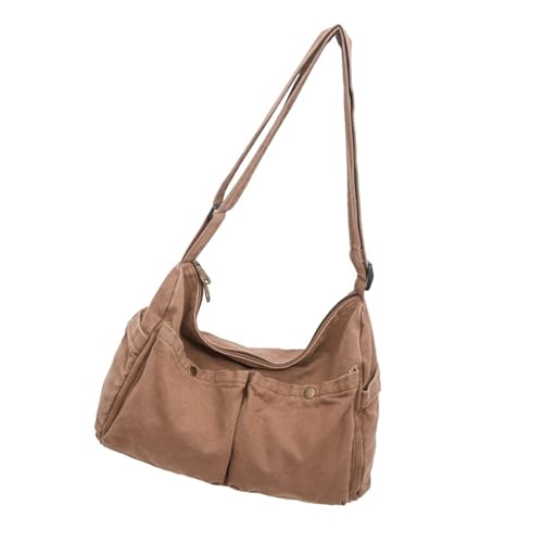 Zkydhbd Canvas Messengers Tasche Große Crossbody Schulter Handtasche Mit Mehreren Taschen Ästhetischen Reise Handtasche Leinwand Messenger Großer Crossbody Mit Mehreren von Zkydhbd