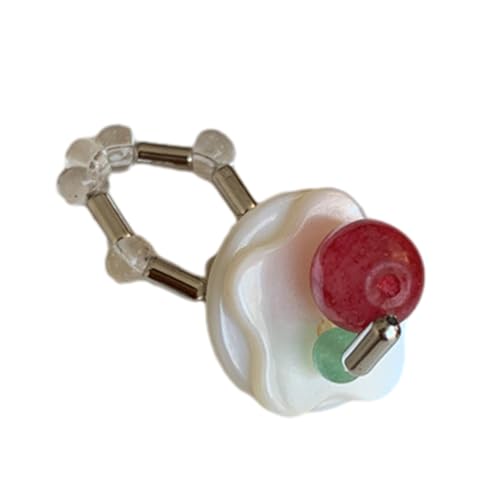 Zkydhbd Charmante Unregelmäßige Fritillarstämme Ringe Auffällige Böhmische Verstellbare Ringe Elastische Fingerringe Für Frauen Paar Fritillary Streench Ringe von Zkydhbd