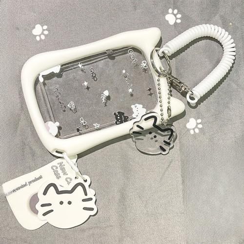 Zkydhbd Clear Card Holder Mit Federschnitten Wasserbeständigen Hülsen Für Kredit Business Bus Kartenhülsen Abdecken von Zkydhbd