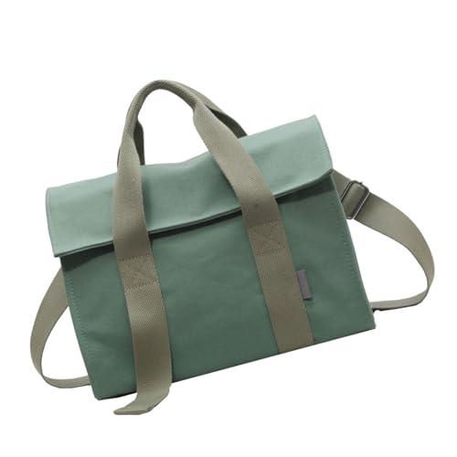 Zkydhbd Damen Große Leinwand CRSSBody Bag Stilvolle Umhängetaschen Handtasche Satchel Geldbörse Verstellbar von Zkydhbd
