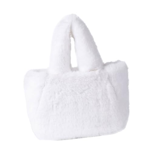 Zkydhbd Damen Winter Fuzzy Kleine Umhängetasche Kunstpelze Fleece Crossbody Bod von Zkydhbd