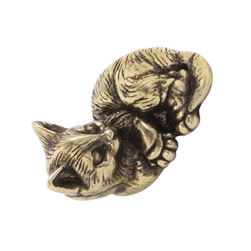 Zkydhbd Dekorative Figur Teas Haustier Miniatur Katzen Skulptur Für Autointern Und Schreibtischdekoration Desktop Orament Cats Liebhaber Geschenk von Zkydhbd