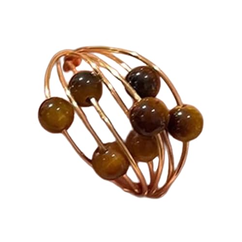 Zkydhbd Einfache Dating Ringe Offen Verstellbare Fingerfingerschmuck Mit Den Für Party Und Täglichen Trendringe Für Frauen Geeigneten Kügelchen von Zkydhbd