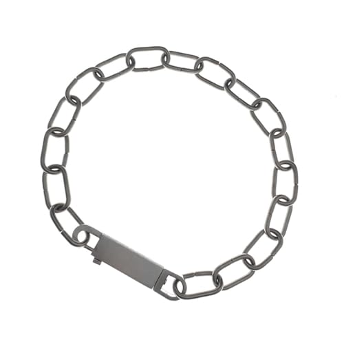 Zkydhbd Elegante Einzelkette 17 Verschluss Halskette Unisex Metall Textur Halsschmuck Geeignet Für Den Täglichen Verschleiß Ti Stahl Geeignet von Zkydhbd