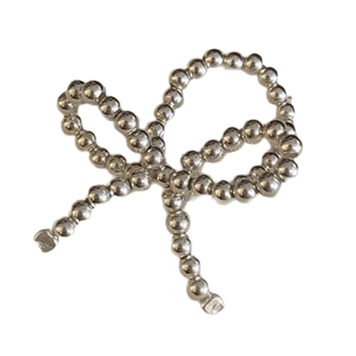 Zkydhbd Elegante Elastische Perlenringe Schmetterlingsfinger Ringe Verstellbare Bowknotringe Stylisches Accessoire Für Partys Und Daten Bequeme Ringe von Zkydhbd