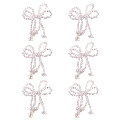 Zkydhbd Elegante Handgefertigte Perlenverzerrte Bowknot Modebedarmes Bowknot Schmuckzubehör Bowknot Komponente Für Frau Mädchen Elegante Bowknot Komponente von Zkydhbd