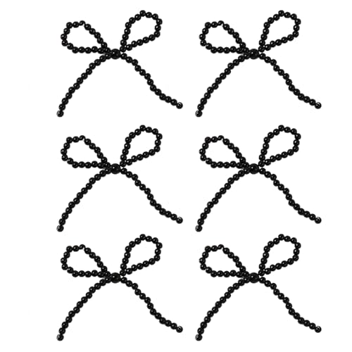 Zkydhbd Elegante Handgefertigte Perlenverzerrte Bowknot Modebedarmes Bowknot Schmuckzubehör Bowknot Komponente Für Frau Mädchen Elegante Bowknot Komponente von Zkydhbd