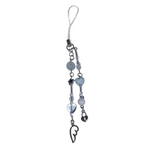 Zkydhbd Elegante Perlenmobilkette Modische Schneeflocken/Flügelhängezubehör Für Reisebereiche Versammlungen Schmuckzubehör Für Telefon von Zkydhbd