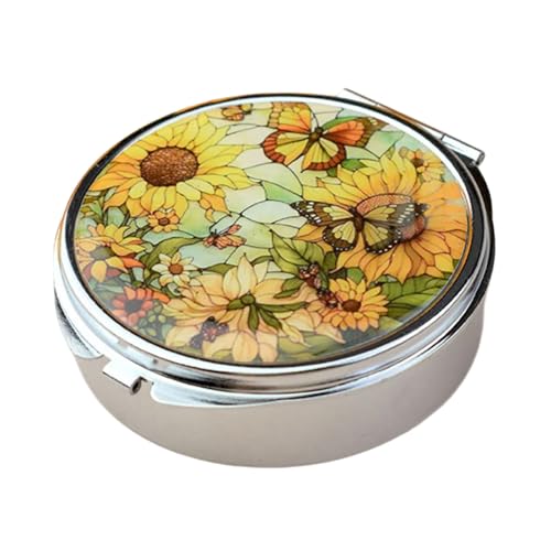 Zkydhbd Eleganter Metallschmuck Organizer Mit Verspiegelten Multifunktionalen Aufbewahrungsfächern Für Medizin Und Kleine Gegenstände Elegante Legierungsschmuckschachtel Mit Fächern von Zkydhbd