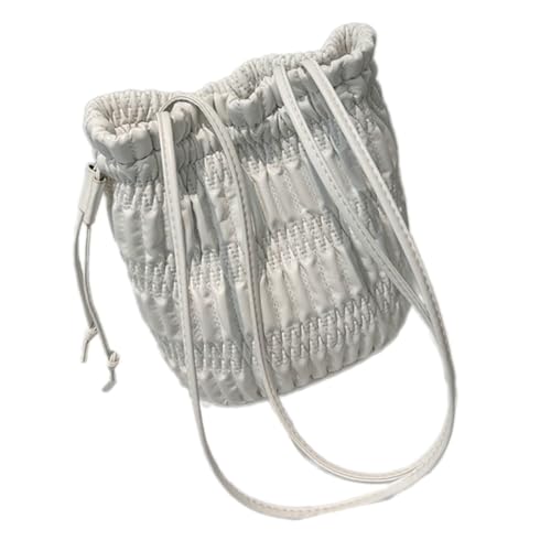 Zkydhbd Falten Achselhöhlen Tasche Für Frauen Handtasche Einfache Schulter PU Leder Achsel Achsel Schaufel Mode Pendeln Frauen Achselhöhle Handtasche Falten Schulter PU Leder Unterarm von Zkydhbd