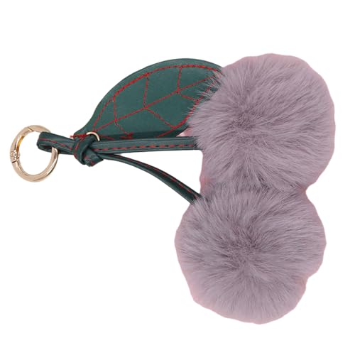 Zkydhbd Fashion Bag Anhänger Obst Keychain Fashion Key Charme Stilvoller Schlüsselanhänger Einzigartiger Obstschlüsselverzierungen Für Schlüsselkirschen Plüsch Keychain von Zkydhbd