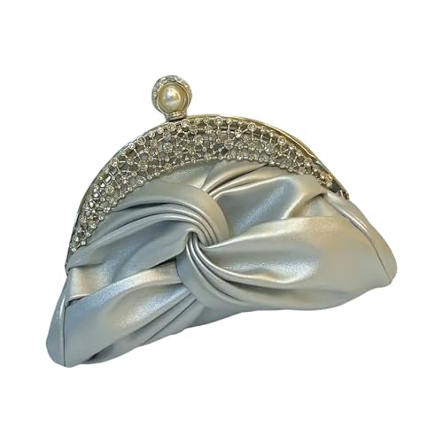 Zkydhbd Frauen Abendtasche Strasssteine Crossbody Mit Kettenpu Leder Schulter Handtasche Für Hochzeit Frauen Bankett Rasshause Schulterkettenriemenhandtasche Party Party von Zkydhbd