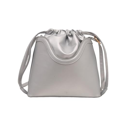 Zkydhbd Frauen Bag Draw String Schulter Großer Kapazität Crossbody Unterarm Casual Pendelpendel Einkaufsspülen Kordelkordelkreuz Für Frauen Große Kapazität Schulter Trend Eimer von Zkydhbd