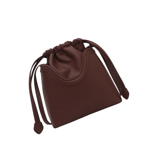 Zkydhbd Frauen Bag Draw String Schulter Großer Kapazität Crossbody Unterarm Casual Pendelpendel Einkaufsspülen Kordelkordelkreuz Für Frauen Große Kapazität Schulter Trend Eimer von Zkydhbd