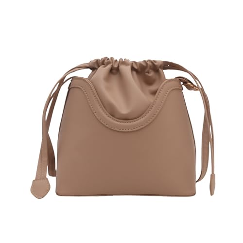 Zkydhbd Frauen Bag Draw String Schulter Großer Kapazität Crossbody Unterarm Casual Pendelpendel Einkaufsspülen Kordelkordelkreuz Für Frauen Große Kapazität Schulter Trend Eimer von Zkydhbd