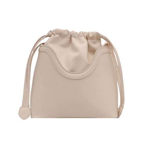 Zkydhbd Frauen Bag Draw String Schulter Großer Kapazität Crossbody Unterarm Casual Pendelpendel Einkaufsspülen Kordelkordelkreuz Für Frauen Große Kapazität Schulter Trend Eimer von Zkydhbd