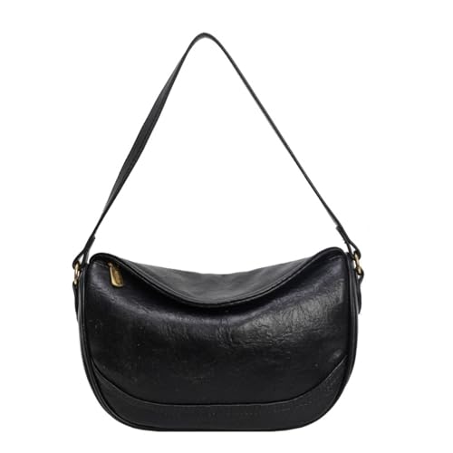 Zkydhbd Frauen Crossbody Geldbeutel Einfache Knödel Bag PU Leder Schulter Weibliche Unterarm Retro Handtasche Achsel PU Leder Dumplings Für Frauen Achselhöhle Retro Schulterkreuzkörper Geldbeutel von Zkydhbd