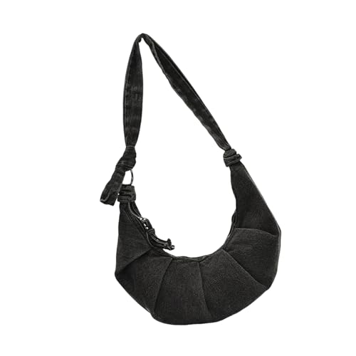 Zkydhbd Frauen Dumplings Bag Falten Schulter Einfaches Crossbody Shopping Große Kapazitätsboten Für Alltägliche Frauen Dumplings Trend Schulter Mode Crossbody Plissee Achselhöhle von Zkydhbd