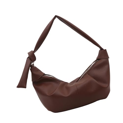 Zkydhbd Frauen Dumplings Bag PU Leder Schulterkreuzkörper Shopping Croissants Handtasche Messenger Für Alltägliche Koreanische Stile Crossbody For Women PU Leder Schulterknödel von Zkydhbd