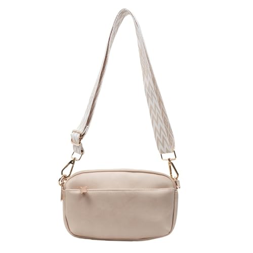 Zkydhbd Frauen Lässige Handtasche Einfache Umhängetasche PU Leder Pendeln Mode Crossbod von Zkydhbd