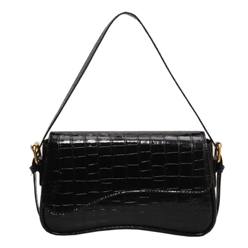 Zkydhbd Frauen Umhängetasche Modehandtasche All Matching Achselgrundrechnungs Retro Achsel Mit Abnehmbarem Gurt Frauen Achselhöhle Einfache All Matching Schulter Mit Abnehmbarem Riemen von Zkydhbd