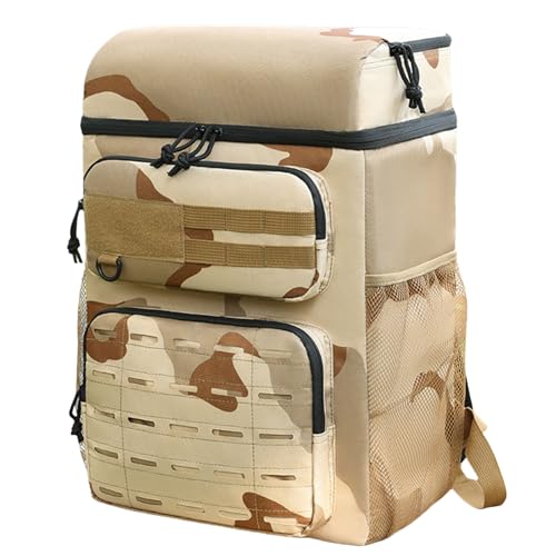 Zkydhbd Isolierter Rucksack Gekühltes Weicher Und Leckeres Reise Camping Daypack Tragbarer Food Getränke Tasche Für Frauen Beach Rucksack von Zkydhbd