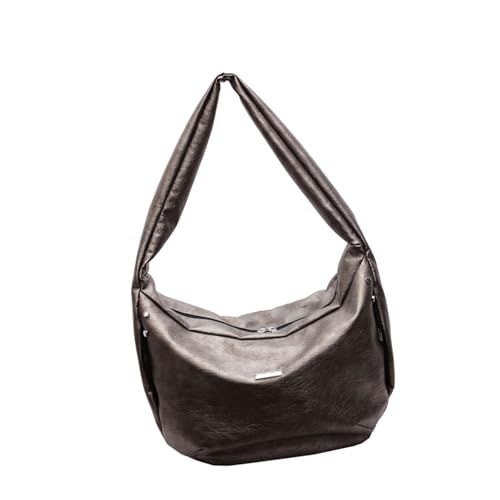Zkydhbd Kreative Ästhetische Umhängetasche Stilvolle PU Leder Achselhalterung Crossbody Taschen Casual Satchel Für Den Täglichen Gebrauch Modisch Crossbody von Zkydhbd