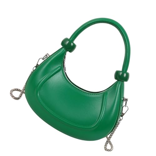 Zkydhbd Lässige Knödelgehaltsemittel Clutches Schulter Taschen Handtasche Für Frauen Crossbody Mit Abnehmbaren Kettengeschenken Toted Reißverschluss Faux Leder Geldbörsen von Zkydhbd