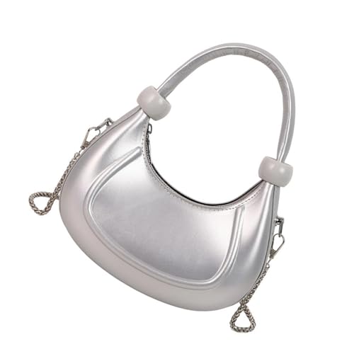 Zkydhbd Lässige Knödelgehaltsemittel Clutches Schulter Taschen Handtasche Für Frauen Crossbody Mit Abnehmbaren Kettengeschenken Toted Reißverschluss Faux Leder Geldbörsen von Zkydhbd