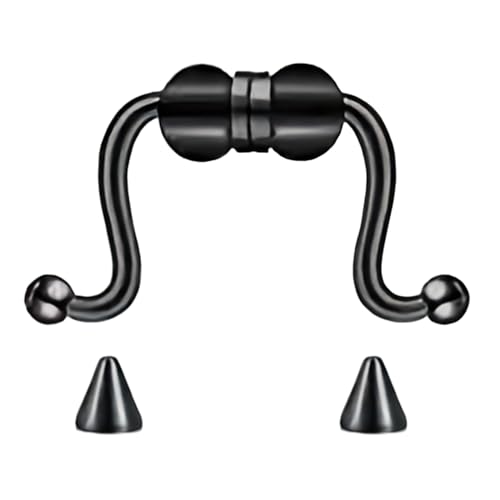 Zkydhbd Magnetisch Gefälschter Nasenschmuck Set Stilvoller Nicht Bestierter Nasenclip Praktisch Nicht Durchdringende Nasenklemme Accessoire Für Männer Frauen Magnetischer Nasenstolf von Zkydhbd
