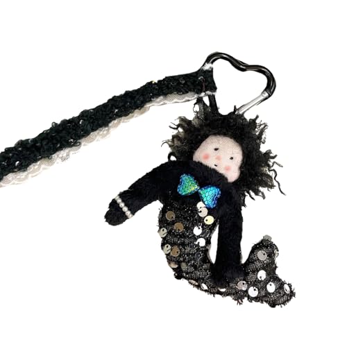 Zkydhbd Mehrzweck Pailletten Meerjungfrau Schlüsselbund Tragbare Geschenke Für Trendige Mädchen Multifunktionales Bag Ornament Täglich Lässiger Gebrauch Farbenfrohes Accessoire von Zkydhbd