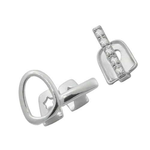 Zkydhbd Messing Elektroplated Edelstahl Körperschmuck 1 9 Cm Doppelton Langhantel Leichte Raffinierte Zähne Piercing Für Männer Frauen von Zkydhbd