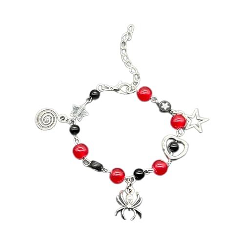 Zkydhbd Mode Armband/Telefonkette Mit Unverwechselbaren Perlenpersonalisierten Stern Und Spinnen Telefon Anti Lanyard/Armband Matching Charm Telefon Charme von Zkydhbd