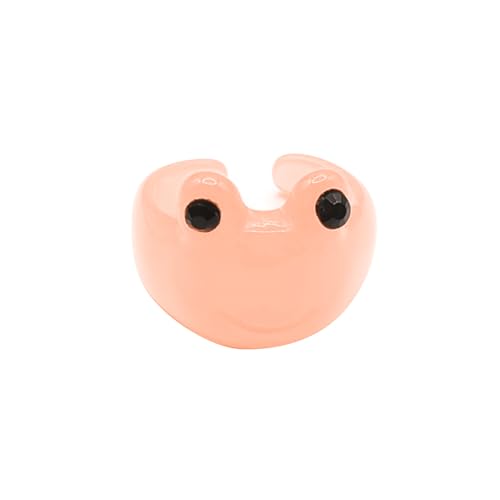 Zkydhbd Mode Einfache Frosch Leichte Ringe Stapelringe Farbe Mode Süße Offene Ringe Für Damen Mädchen Cartoon Einfache Frosch Ringe Für Frauen Mädchen von Zkydhbd