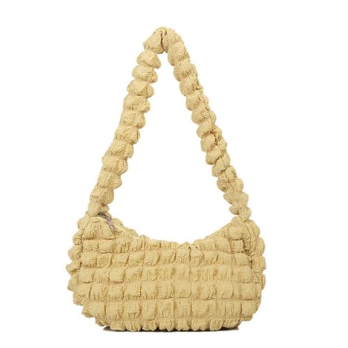 Zkydhbd Mode Gesteppte Unterarmtasche Für Frauen Mehrzwecke Faltenblasenpuffer Schulterhandtasche Für Arbeit Und Reisen Gesteppte Schulter von Zkydhbd