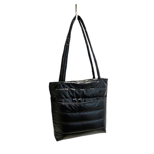 Zkydhbd Mode Glänzende Finish Frauenhandtasche Leichte Baumwollpolstertasche Mit Gepolstertem Puffer Großer Umhängetasche Mit Ausreichender Aufbewahrung Von Frauen Gepolstert von Zkydhbd