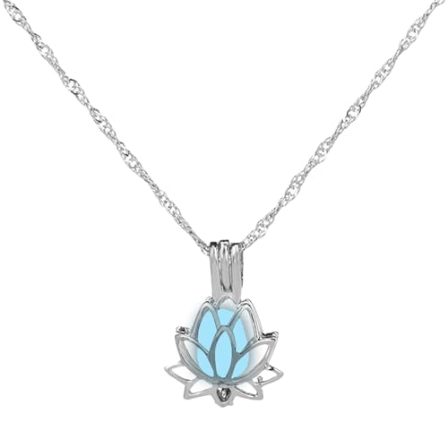 Zkydhbd Mode Lotusse Halskette Einzigartiger Nackenschmuck Elegante Abend Accessoire Legierungstextur Für Die Verpassung Aller Outfits Mode Halskette Geeignet von Zkydhbd