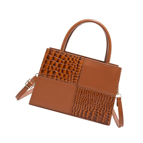Zkydhbd Mode Umhängetasche PU Crossbody Geldbörse Für Frauen Geprägte Handtasche Für Office Casual Travel And Urlaub Frauenschulzighilfe Handtasche von Zkydhbd