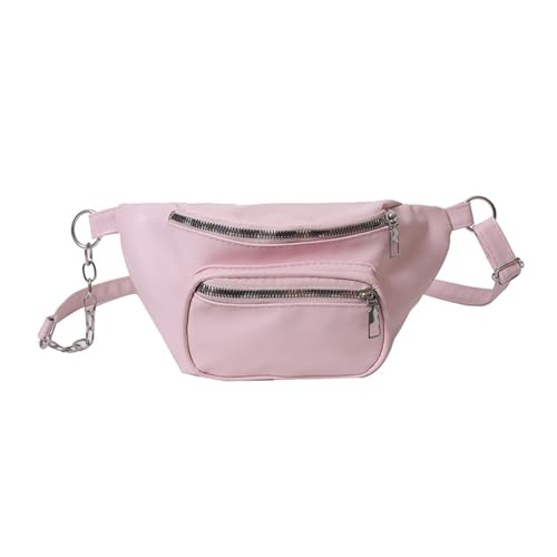 Zkydhbd Mode Und Praktische Frauen Umhängetasche PU Leather Crossbody Geldbörse Verstellbares Reisebrustpaket Für Pendler Frauen Hüfttasche von Zkydhbd