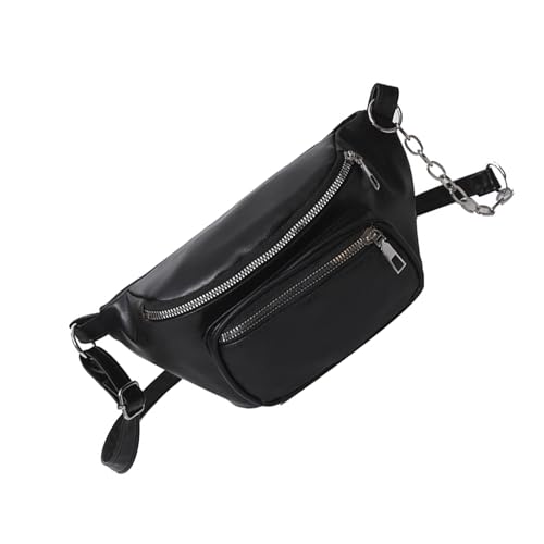 Zkydhbd Mode Und Praktische Frauen Umhängetasche PU Leather Crossbody Geldbörse Verstellbares Reisebrustpaket Für Pendler Frauen Hüfttasche von Zkydhbd