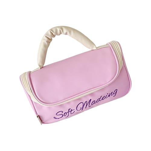 Zkydhbd Modebögen Kosmetische Organisierte Tragbare Reisetilme Toiletten Aufbewahrungstasche Stylische Make Up Tasche Handtasche Für Schönheit Enthusiasten Tragbarer Reisemaser Make Up Organizer Zkydhbd Modebögen Kosmetische Organisierte Tragbare Reisetilme Toiletten Aufbewahrungstasche Stylische Make Up Tasche Handtasche Für Schönheit Enthusiasten Tragbarer Reisemaser Make Up Organizer von Zkydhbd