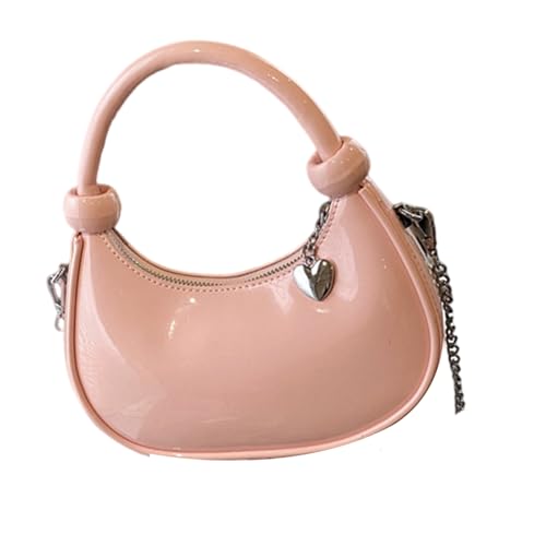 Zkydhbd Moderne Frauen Umhängetasche Geräumige Crossbody Geldbörse Mit Geknotetem Design Und Abnehmbarem Kettengurt Pu Satchel Geldbeutel Für Reisen von Zkydhbd