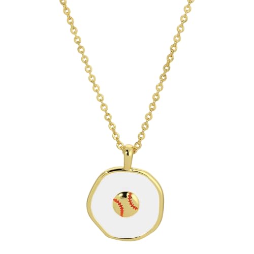 Zkydhbd Moderne Sportschmuck Metallstahl Ball Halskette Leicht Anhänger Charm Halschain Accessoire Für Männer Frauen Stilvoller Anhänger Halskette von Zkydhbd