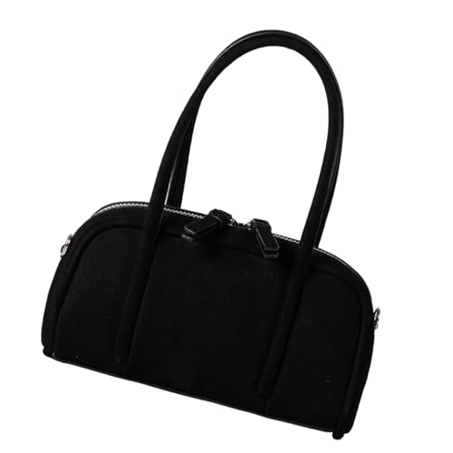Zkydhbd Moderne Suedes Crossbody Bag Leichte Abendvergütung Praktische Bowling Schulter Geldbörse Für Alltägliche Treuung Trendiger Frauen Bowling Tasche Für Frauen von Zkydhbd