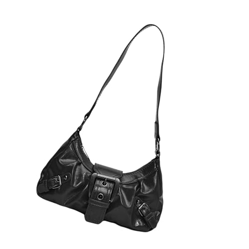 Zkydhbd Modische Achselhöhlenbeutel Mit Großer Kapazität PU Leder Umhängetaschen Casual Averarm Tasche Für Verschiedene Soziale Event Top Grifftasche von Zkydhbd
